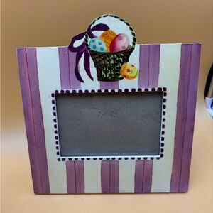 Vintage Easter egg basket picture frame by Exposures